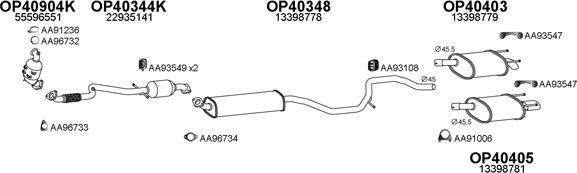 Veneporte 400670 - Система выпуска ОГ autosila-amz.com