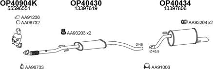 Veneporte 400677 - Система выпуска ОГ autosila-amz.com