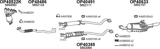 Veneporte 400071 - Система выпуска ОГ autosila-amz.com