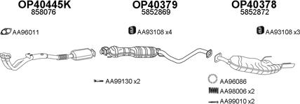 Veneporte 400175 - Система выпуска ОГ autosila-amz.com