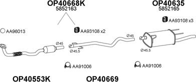 Veneporte 400359 - Система выпуска ОГ autosila-amz.com