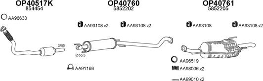 Veneporte 400379 - Система выпуска ОГ autosila-amz.com