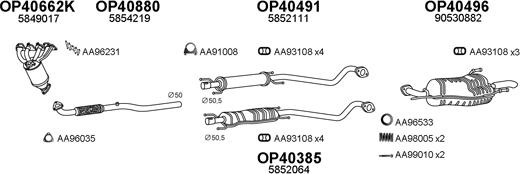 Veneporte 400375 - Система выпуска ОГ autosila-amz.com