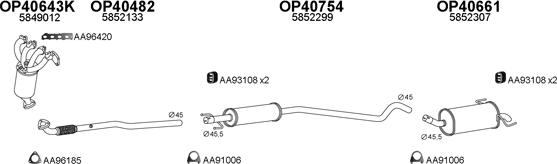 Veneporte 400290 - Система выпуска ОГ autosila-amz.com