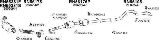 Veneporte 400722 - Система выпуска ОГ autosila-amz.com