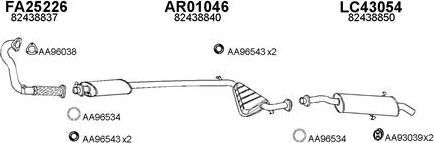 Veneporte 430060 - Система выпуска ОГ autosila-amz.com