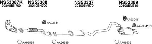 Veneporte 530092 - Система выпуска ОГ autosila-amz.com