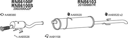 Veneporte 530267 - Система выпуска ОГ autosila-amz.com