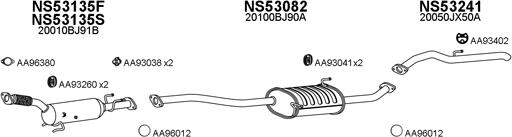 Veneporte 530283 - Система выпуска ОГ autosila-amz.com