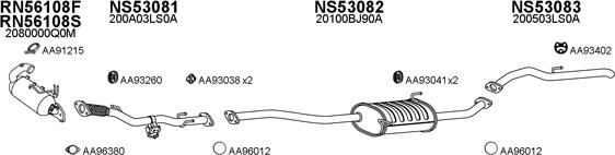 Veneporte 530274 - Система выпуска ОГ autosila-amz.com