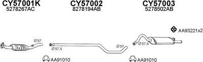 Veneporte 570001 - Система выпуска ОГ autosila-amz.com