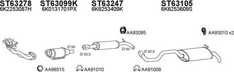 Veneporte 630212 - Система выпуска ОГ autosila-amz.com