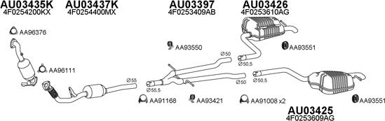 Veneporte 030284 - Система выпуска ОГ autosila-amz.com