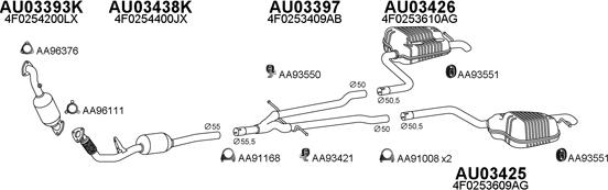 Veneporte 030282 - Система выпуска ОГ autosila-amz.com