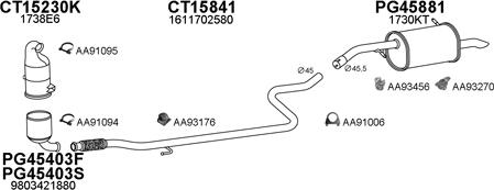 Veneporte 150630 - Система выпуска ОГ autosila-amz.com