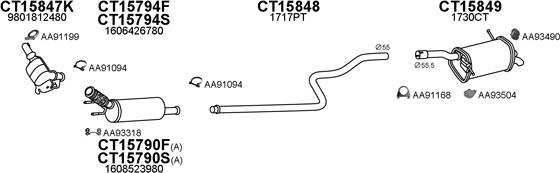 Veneporte 150637 - Система выпуска ОГ autosila-amz.com