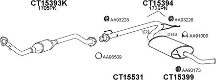 Veneporte 150078 - Система выпуска ОГ autosila-amz.com