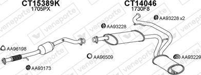 Veneporte 450935 - Система выпуска ОГ autosila-amz.com