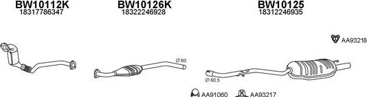 Veneporte 100026 - Система выпуска ОГ autosila-amz.com