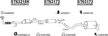 Veneporte 800114 - Система выпуска ОГ autosila-amz.com