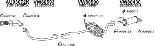 Veneporte 800319 - Система выпуска ОГ autosila-amz.com