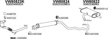 Veneporte 800759 - Система выпуска ОГ autosila-amz.com