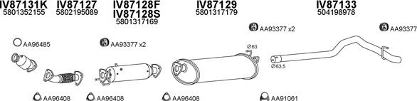 Veneporte 870049 - Система выпуска ОГ autosila-amz.com