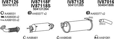 Veneporte 870040 - Система выпуска ОГ autosila-amz.com