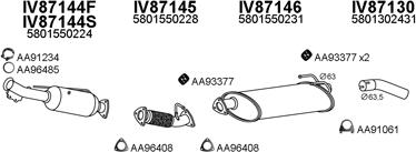 Veneporte 870059 - Система выпуска ОГ autosila-amz.com