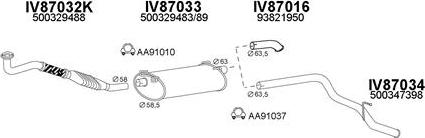 Veneporte 870012 - Система выпуска ОГ autosila-amz.com