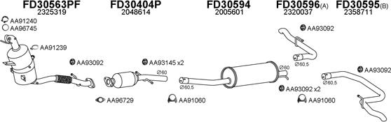 Veneporte 300639 - Система выпуска ОГ autosila-amz.com