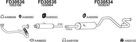 Veneporte 300153 - Система выпуска ОГ autosila-amz.com