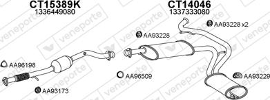 Veneporte 250596 - Система выпуска ОГ autosila-amz.com