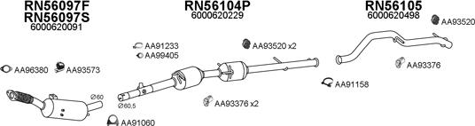 Veneporte 250550 - Система выпуска ОГ autosila-amz.com