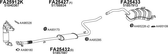 Veneporte 250552 - Система выпуска ОГ autosila-amz.com