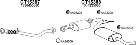 Veneporte 250067 - Система выпуска ОГ autosila-amz.com