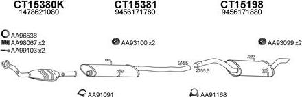 Veneporte 430070 - Система выпуска ОГ autosila-amz.com