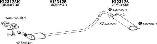 Veneporte 230049 - Система выпуска ОГ autosila-amz.com