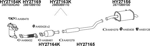 Veneporte 270065 - Система выпуска ОГ autosila-amz.com