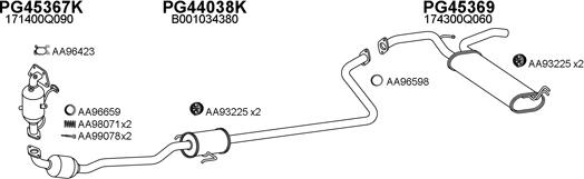 Veneporte 700169 - Система выпуска ОГ autosila-amz.com