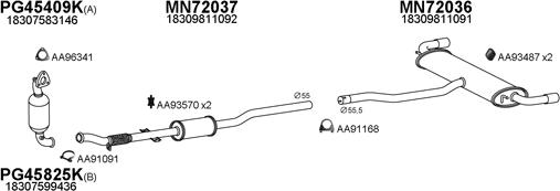 Veneporte 720034 - Система выпуска ОГ autosila-amz.com