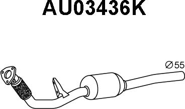 Veneporte AU03436K - Катализатор autosila-amz.com