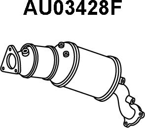 Veneporte AU03428F - Сажевый / частичный фильтр, система выхлопа ОГ autosila-amz.com