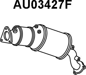 Veneporte AU03427F - Сажевый / частичный фильтр, система выхлопа ОГ autosila-amz.com