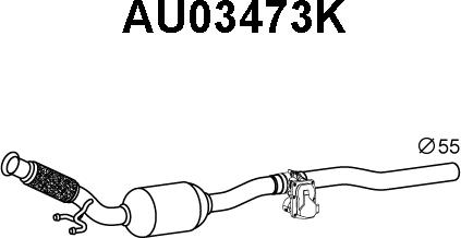 Veneporte AU03473K - Катализатор autosila-amz.com