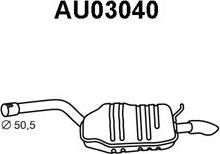 Veneporte AU03040 - Глушитель выхлопных газов, конечный autosila-amz.com