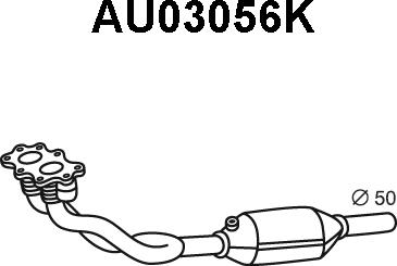 Veneporte AU03056K - Катализатор autosila-amz.com