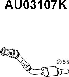 Veneporte AU03107K - Катализатор autosila-amz.com