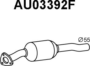Veneporte AU03392F - Сажевый / частичный фильтр, система выхлопа ОГ autosila-amz.com