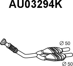 Veneporte AU03294K - Катализатор autosila-amz.com